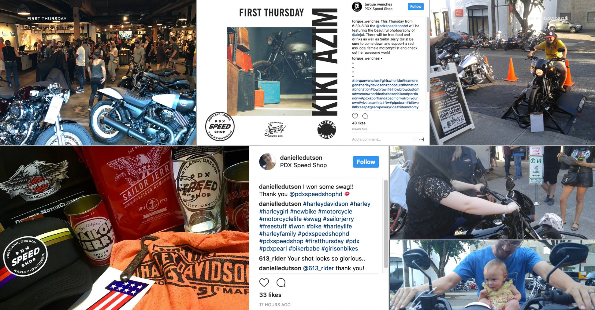 Harley-Davidson PDX Speed Shop — social content
